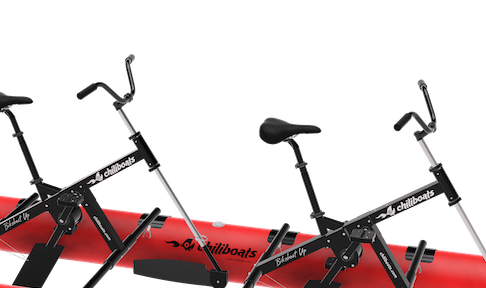 BikeBoat TANDEM Chiliboats Europe high performance water cycle